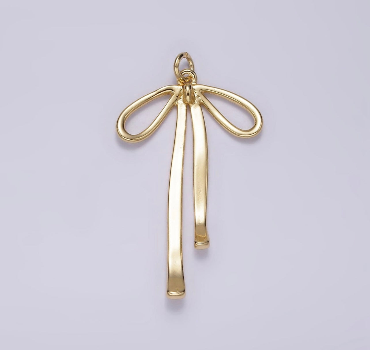 Gold-Filled Bow Ribbon Charm