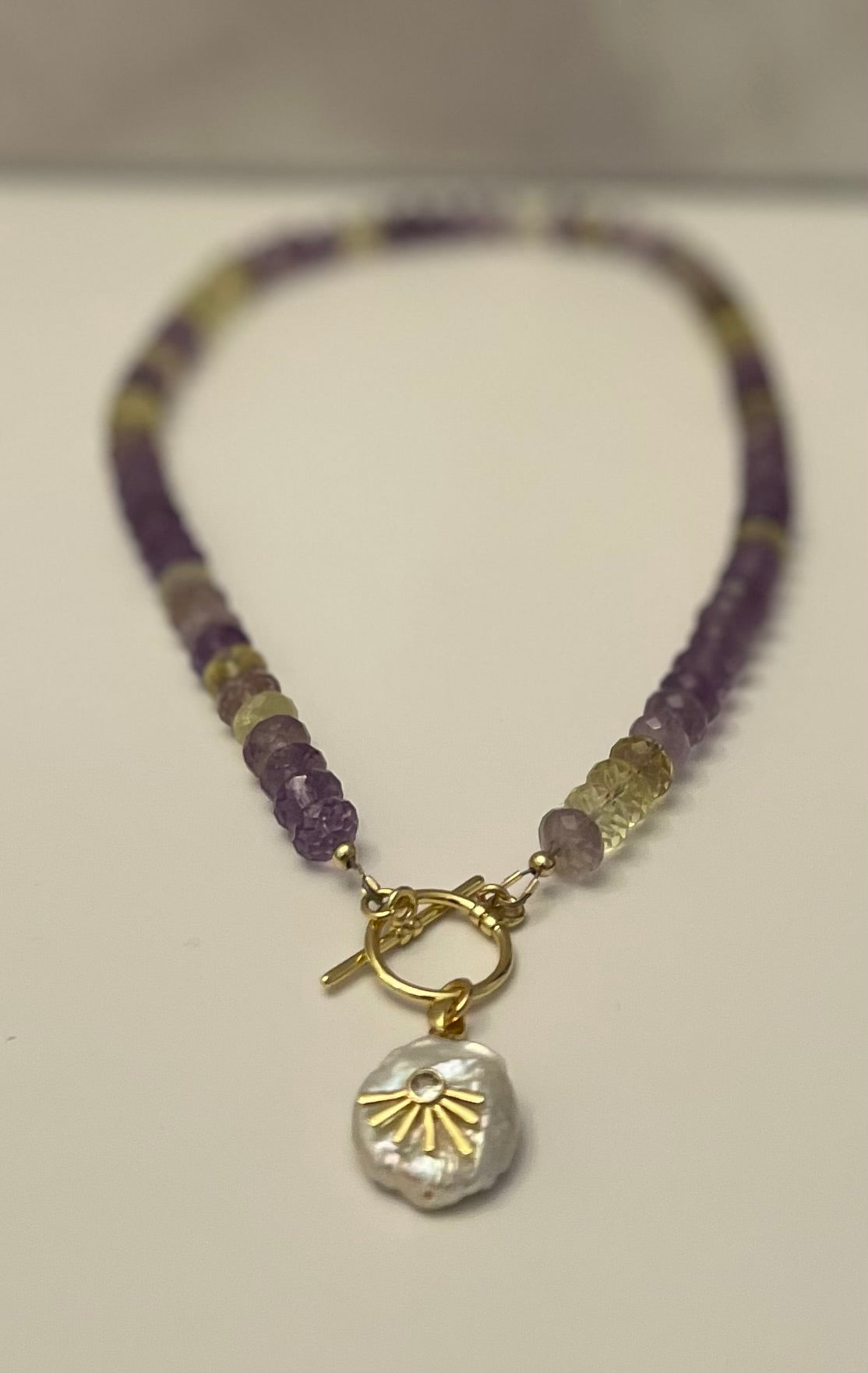 Ametrine Gemstone Necklace