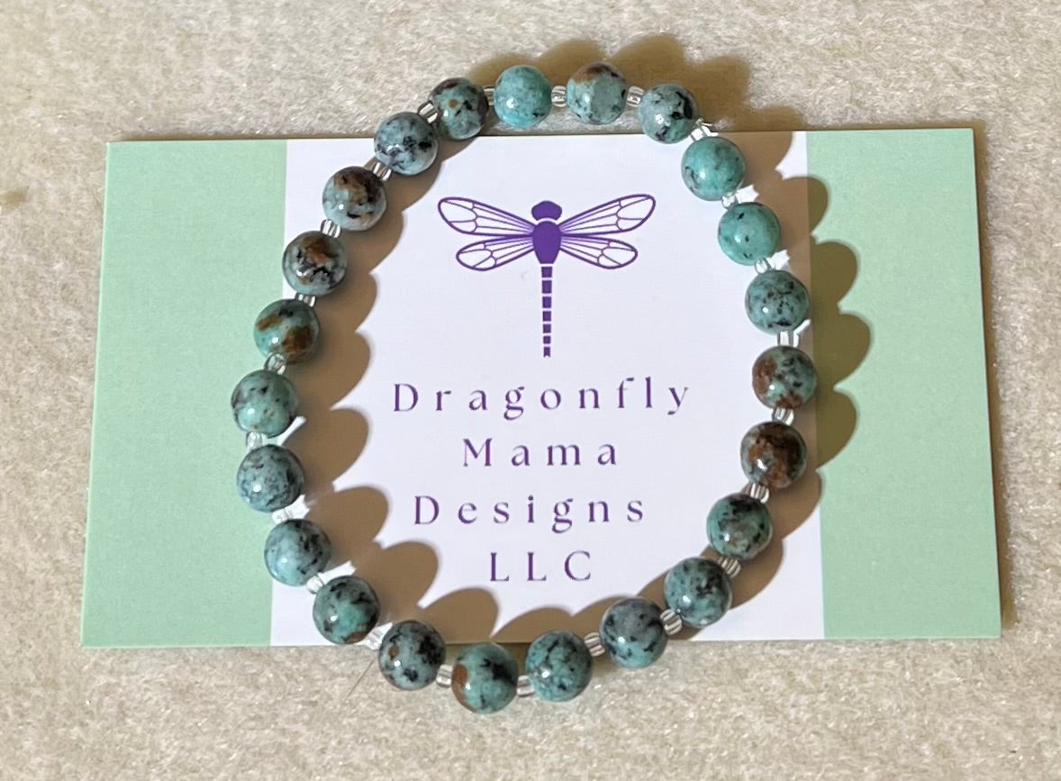 African Turquoise Jasper Bracelet