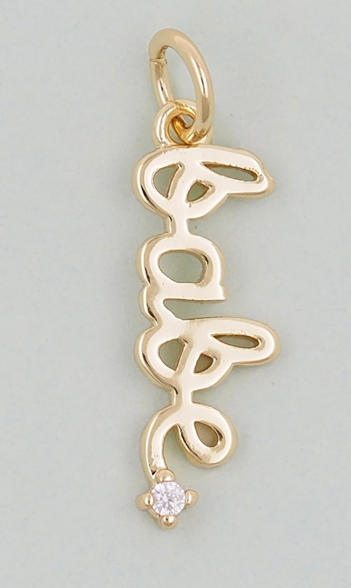 Gold-Filled ‘Babe’ Charm