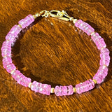 Pink Topaz Bracelet