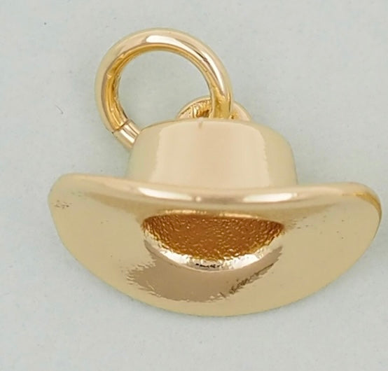 Gold-Filled Cowboy Hat Charm