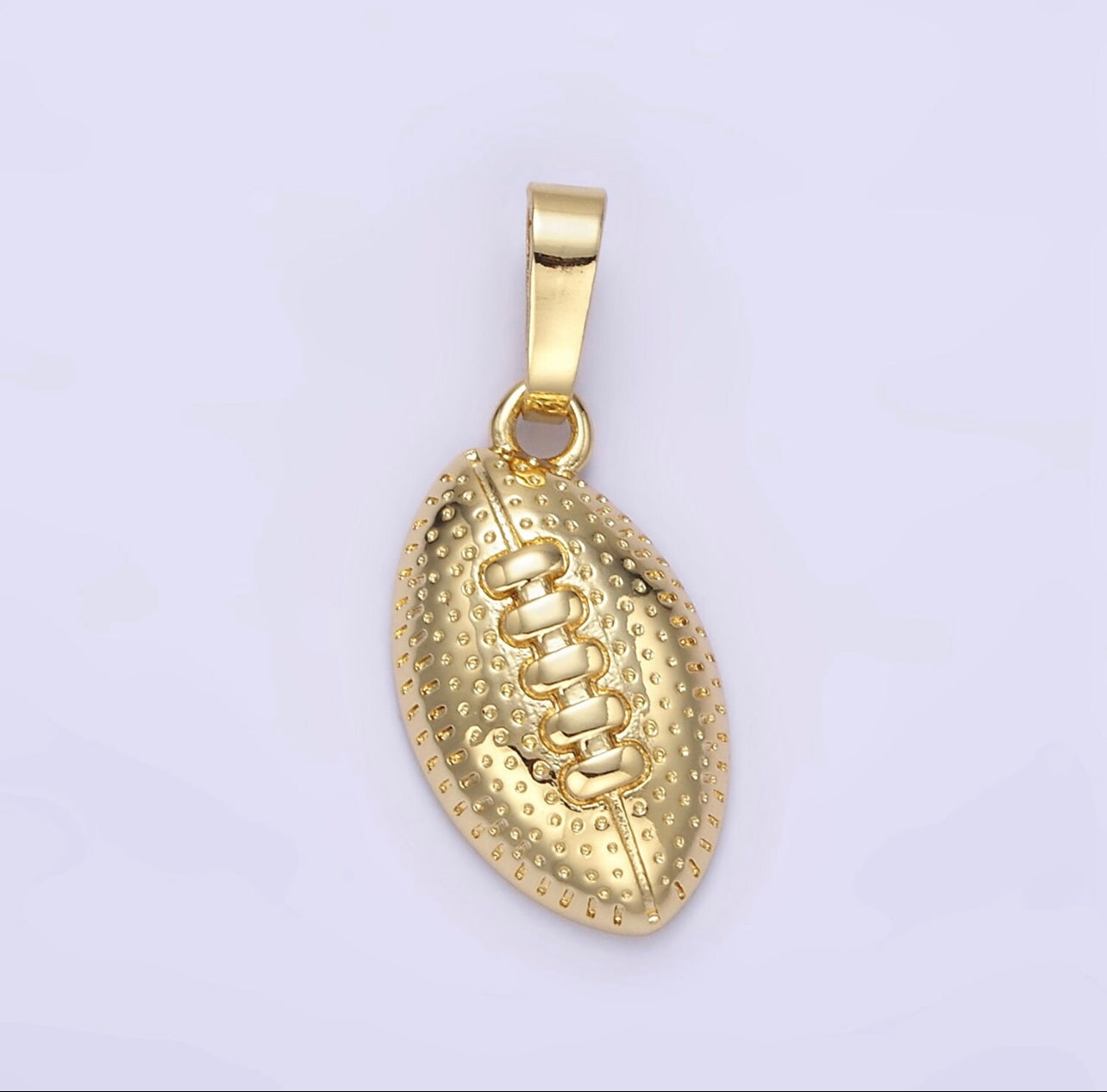 Gold-Filled Football Charm