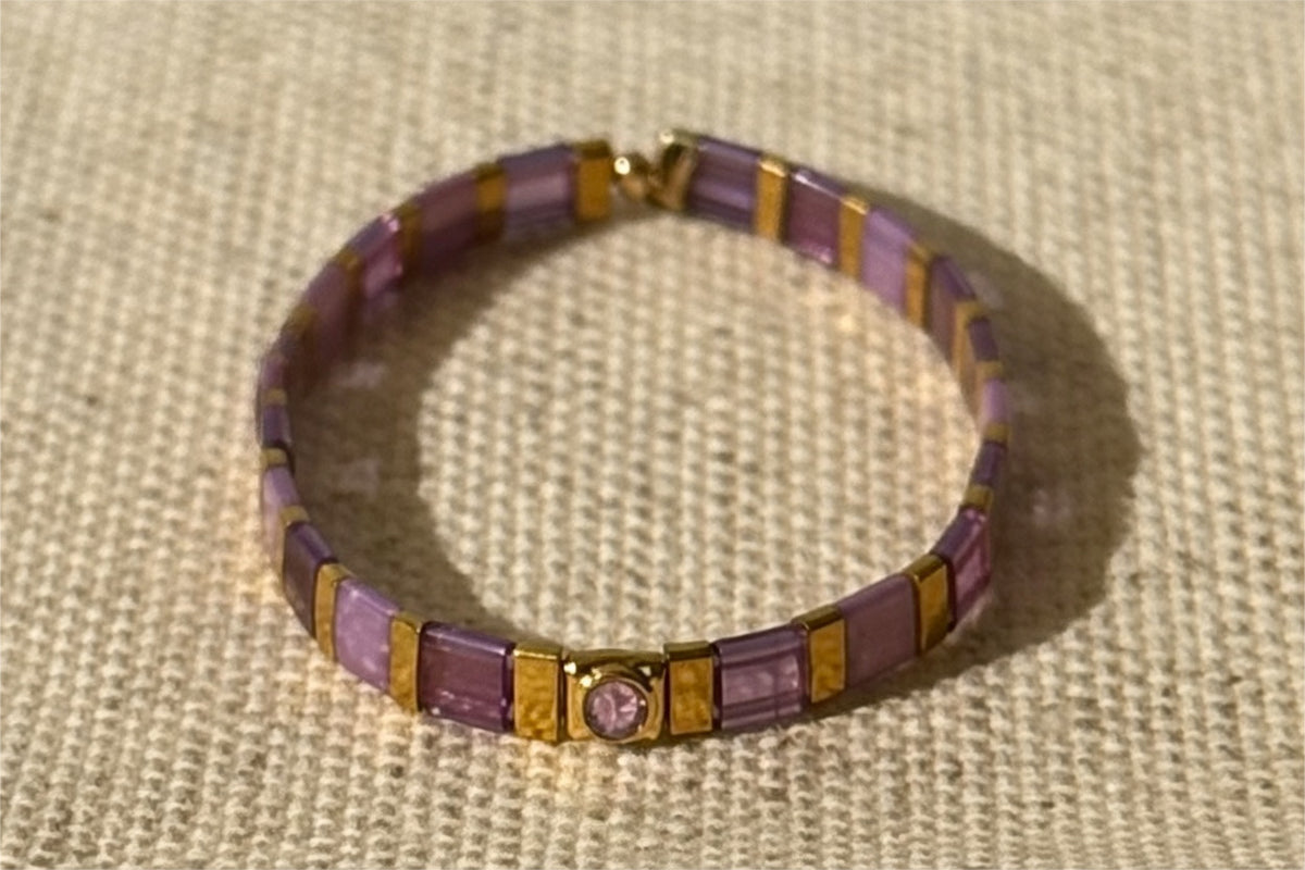 'Born for This' Tila Birthstone Bracelet