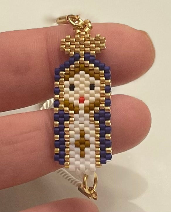 ‘Ave Maria’ Beadwork Bracelet