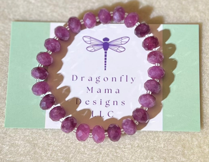 Purple Jade Bracelet