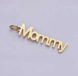 Gold Filled ‘Mommy’ Charm