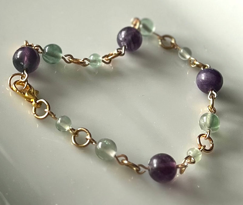 ‘Fluorite Fantasy’ Bracelet