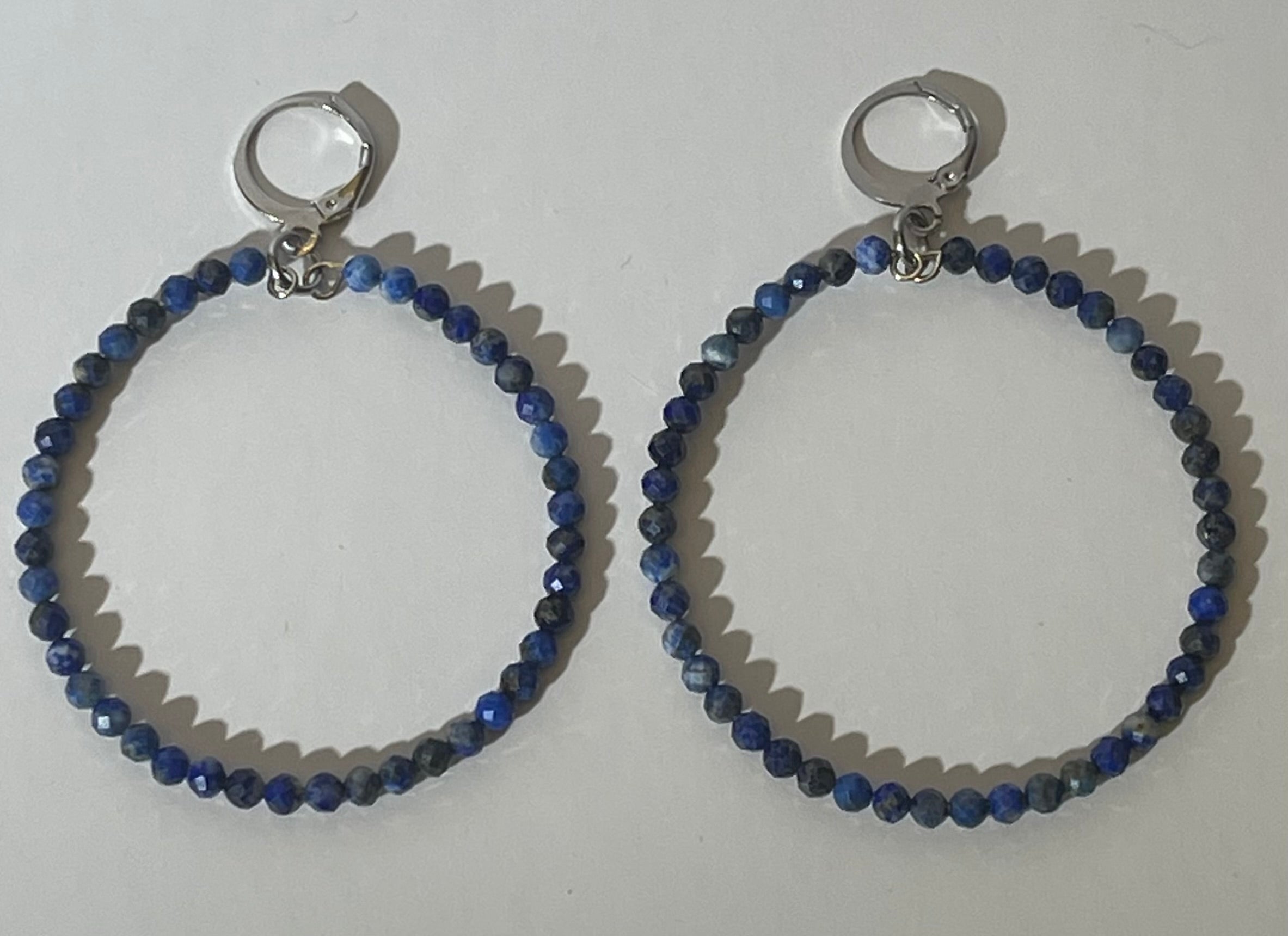 Gemstone Hoops