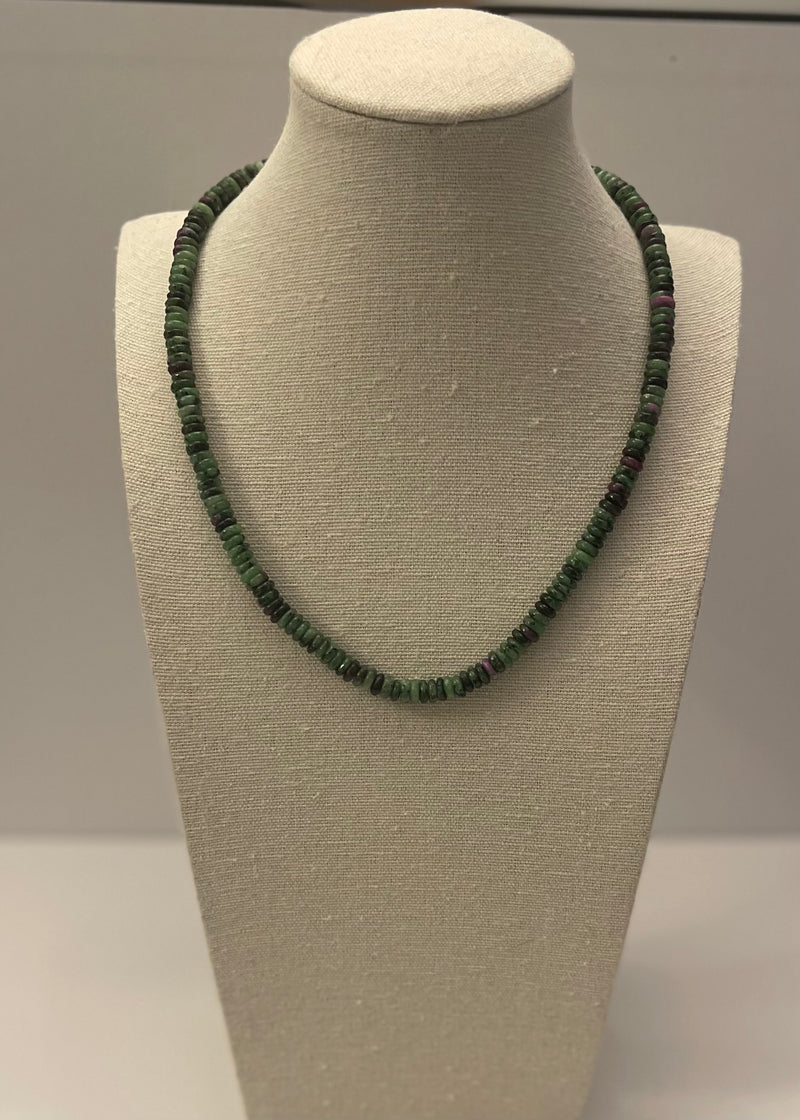 Ruby Zoisite Necklace