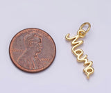 Gold Filled ‘Mama’ Cursive Script Charm