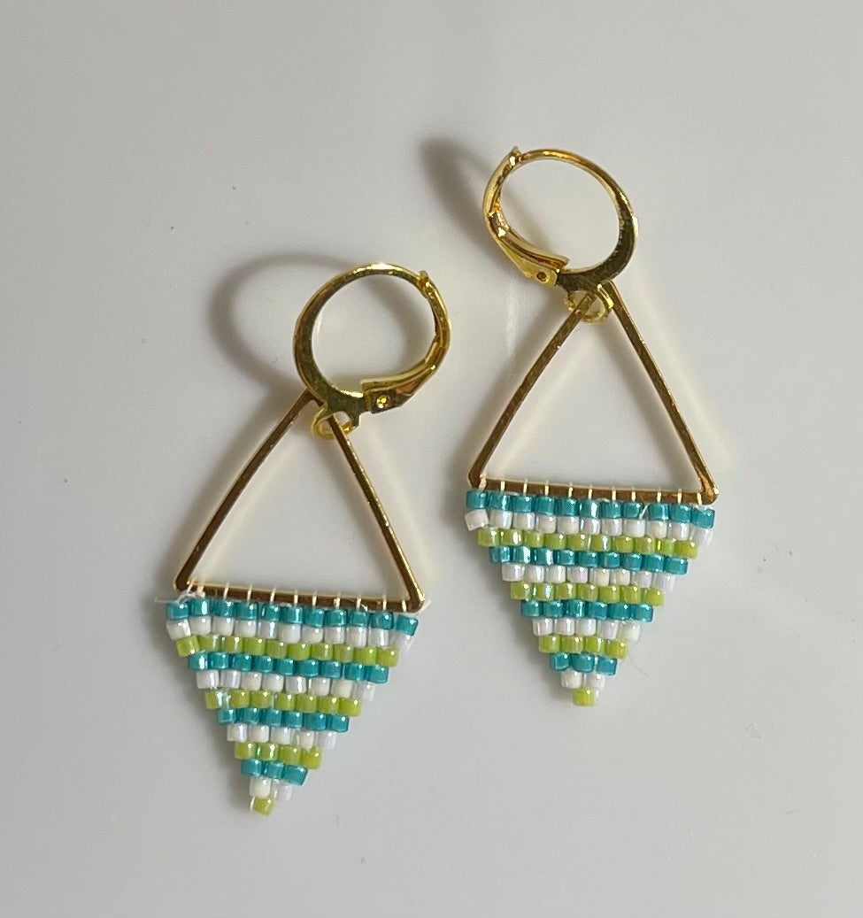 Triangle Trio Earrings