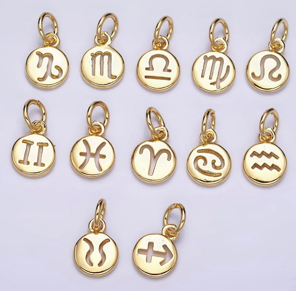 Gold-Filled Zodiac Charm