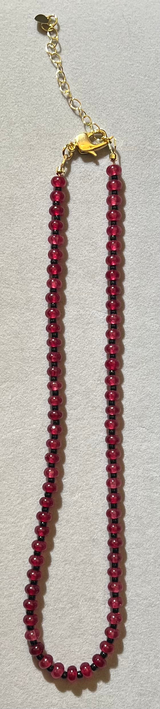 Gemstone and Seed Bead Necklace