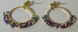 ‘Confetti’ Hoop Earrings