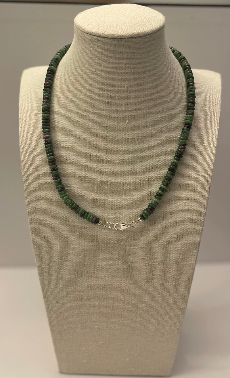 Ruby Zoisite Necklace