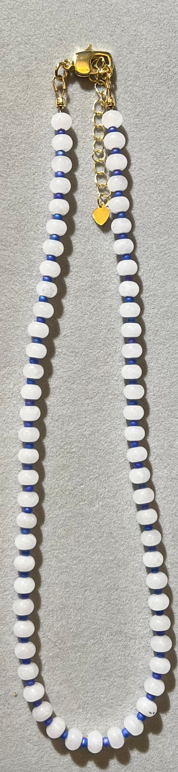 Gemstone and Seed Bead Necklace