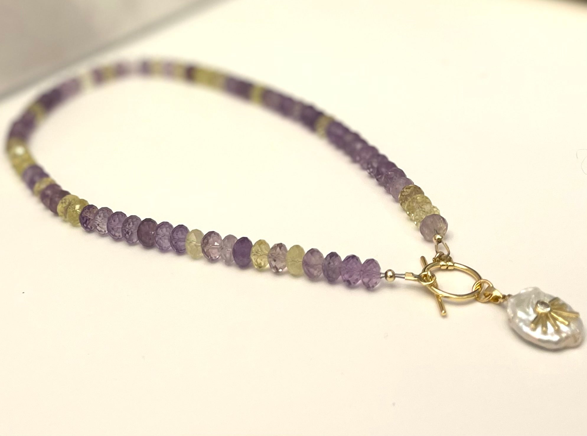 Ametrine Gemstone Necklace