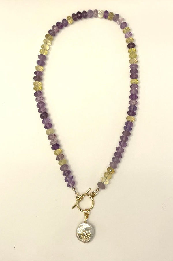 Ametrine Gemstone Necklace