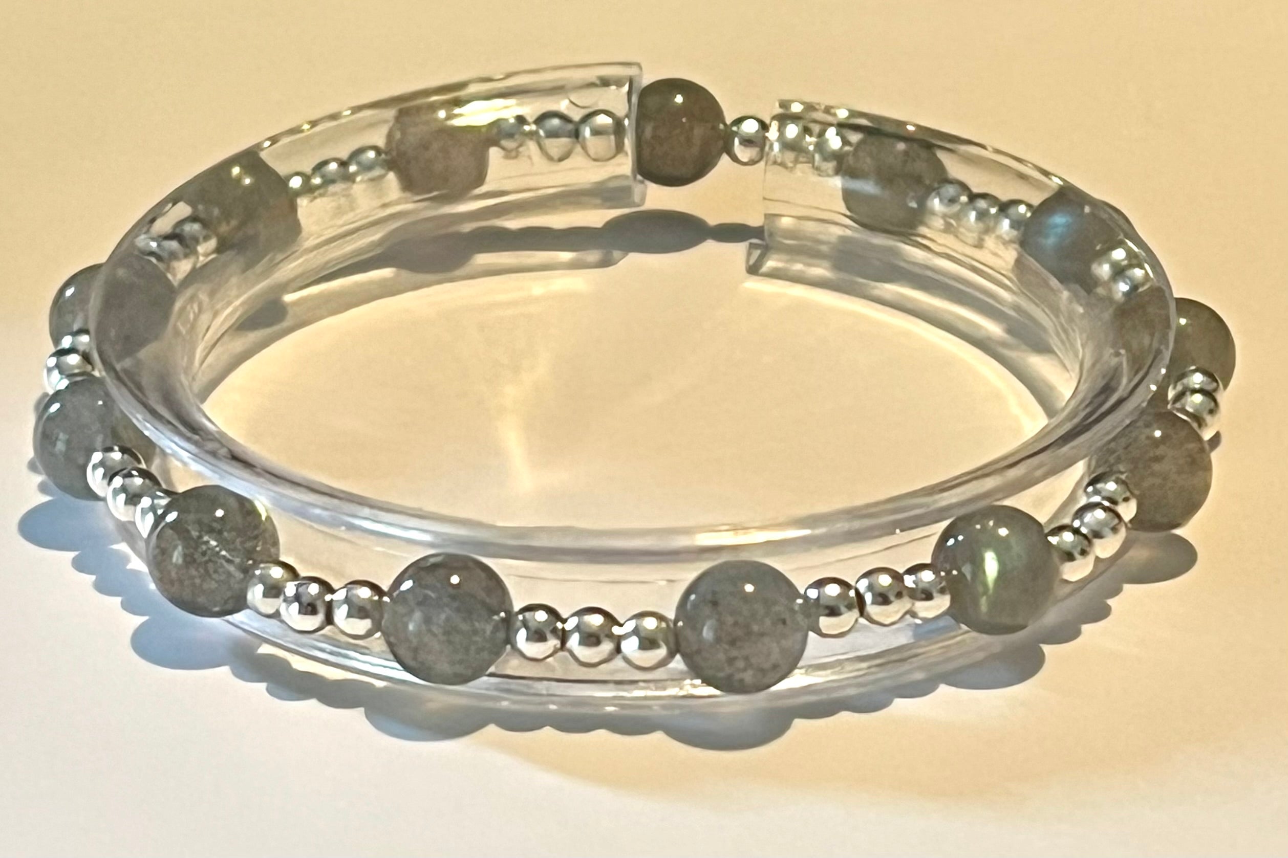 ‘Phases’ Sterling and Gemstone Bracelet