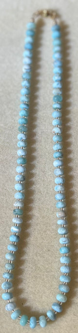 Larimar Gemstone Necklace