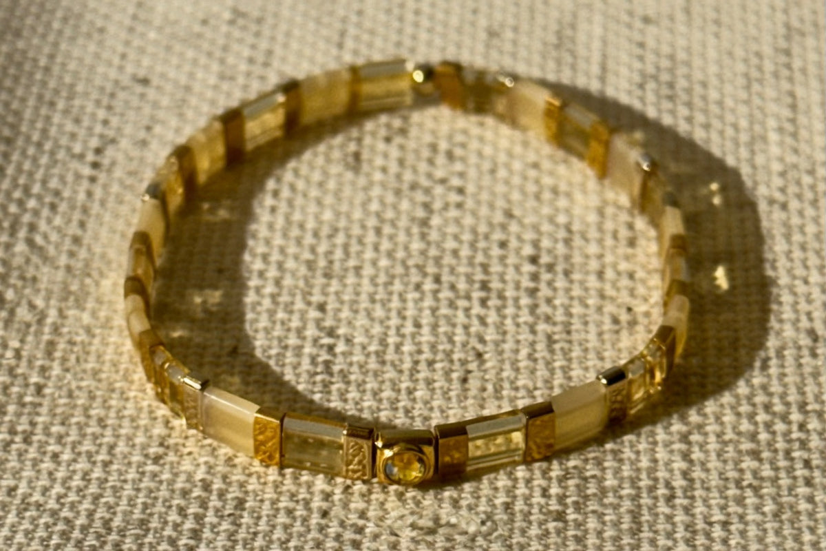 'Born for This' Tila Birthstone Bracelet