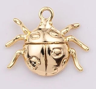 Gold-Filled Ladybug Charm