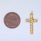 Gold-Fill Multicolor Cross