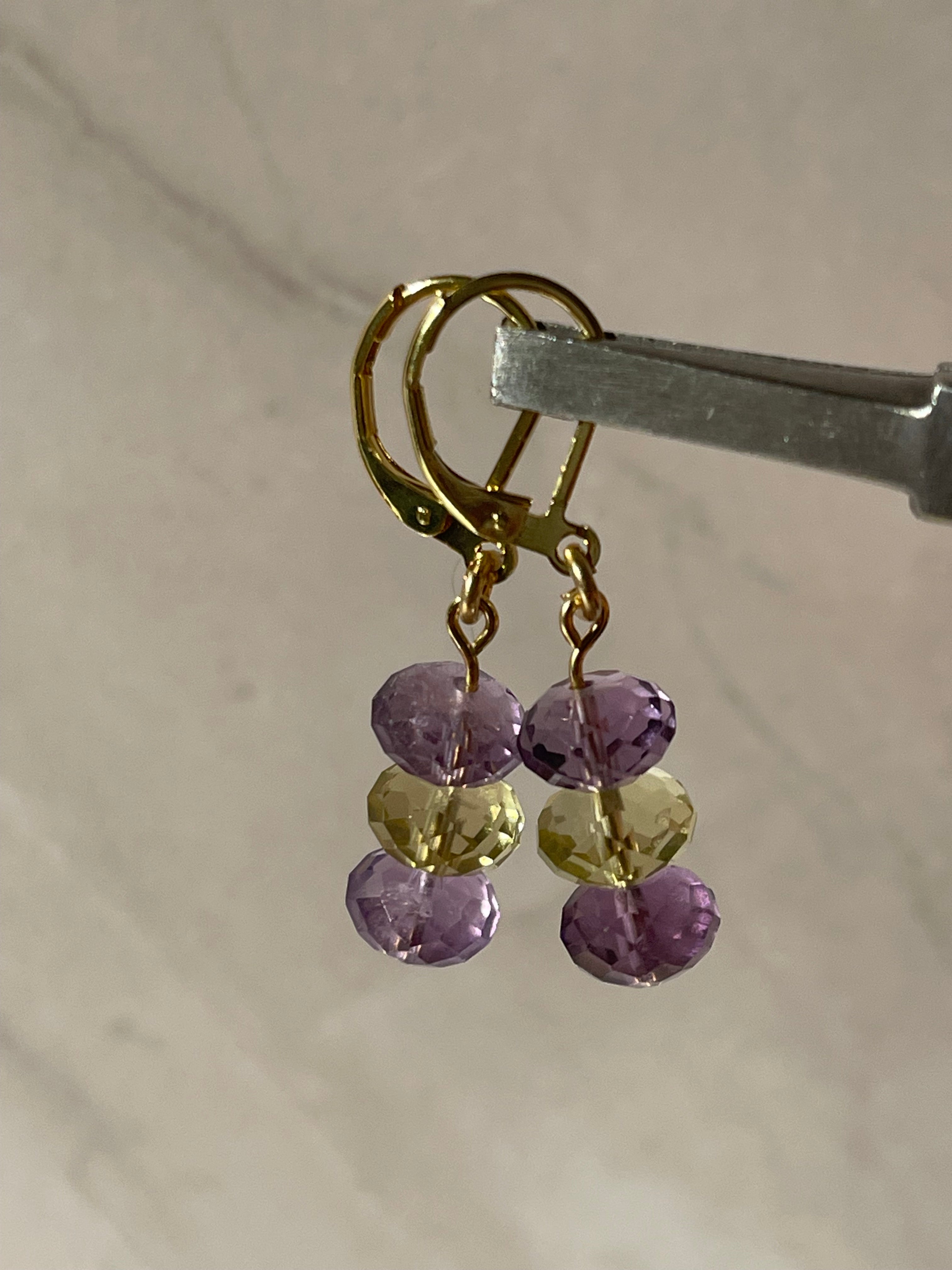 Ametrine Dangle Earrings