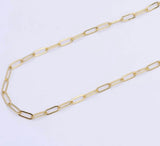 Gold-Filled Paperclip Chain