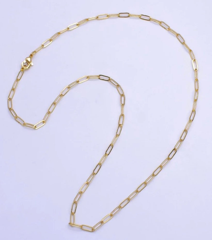 'The Original' Gold-Filled Paperclip Chain