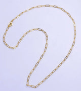 Gold-Filled Paperclip Chain