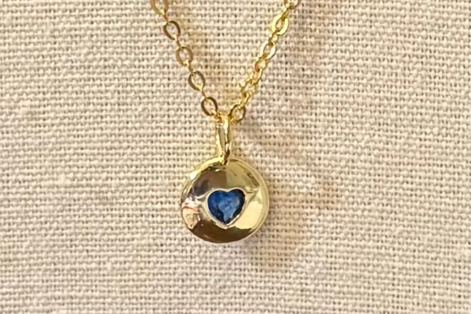 Heart Birthstone Pendant Necklace
