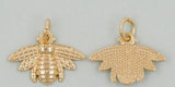 Gold-Filled Bee Charm