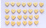 Gold-Filled Alphabet Hearts Slider Charm