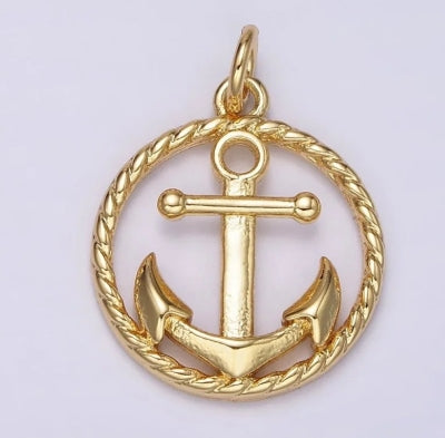 Gold-Filled Anchor Charm