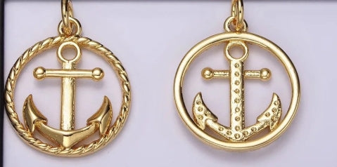 Gold-Filled Anchor Charm