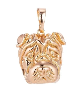 Gold-Filled Bulldog Head Charm