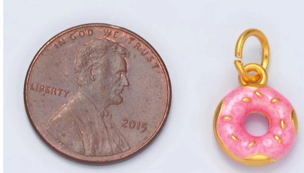 Pink Donut Charm