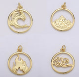 Gold Filled 'Elements' Charm