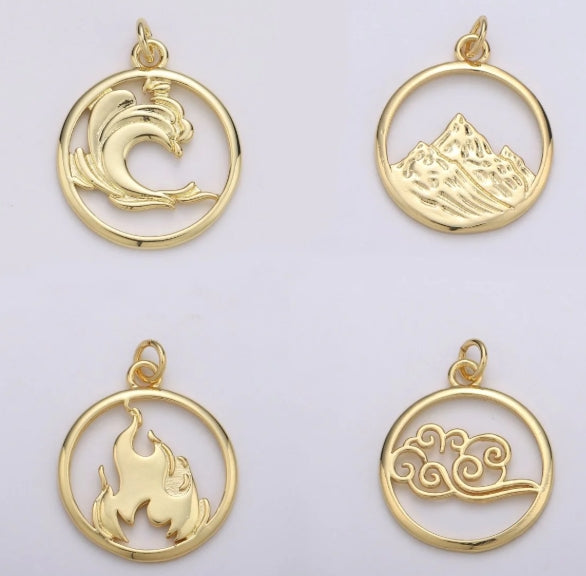 Gold Filled 'Elements' Charm