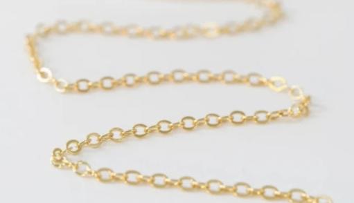 Gold-Filled 'Demure' Cable Chain