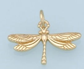 Gold-Filled Dragonfly Charm