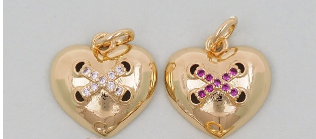 Gold-Filled Mended Heart Charm