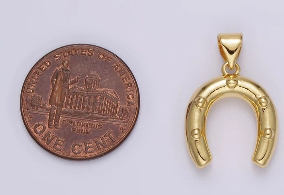 Gold-Filled Horseshoe Charm