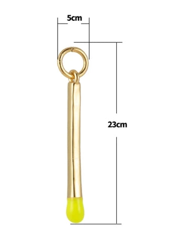 Gold-Filled Matchstick Charm