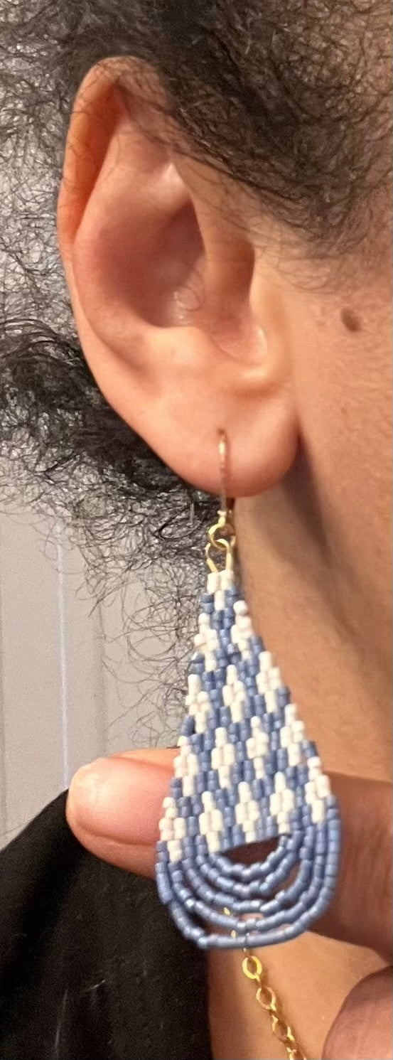 ‘Snowcaps’ Earrings