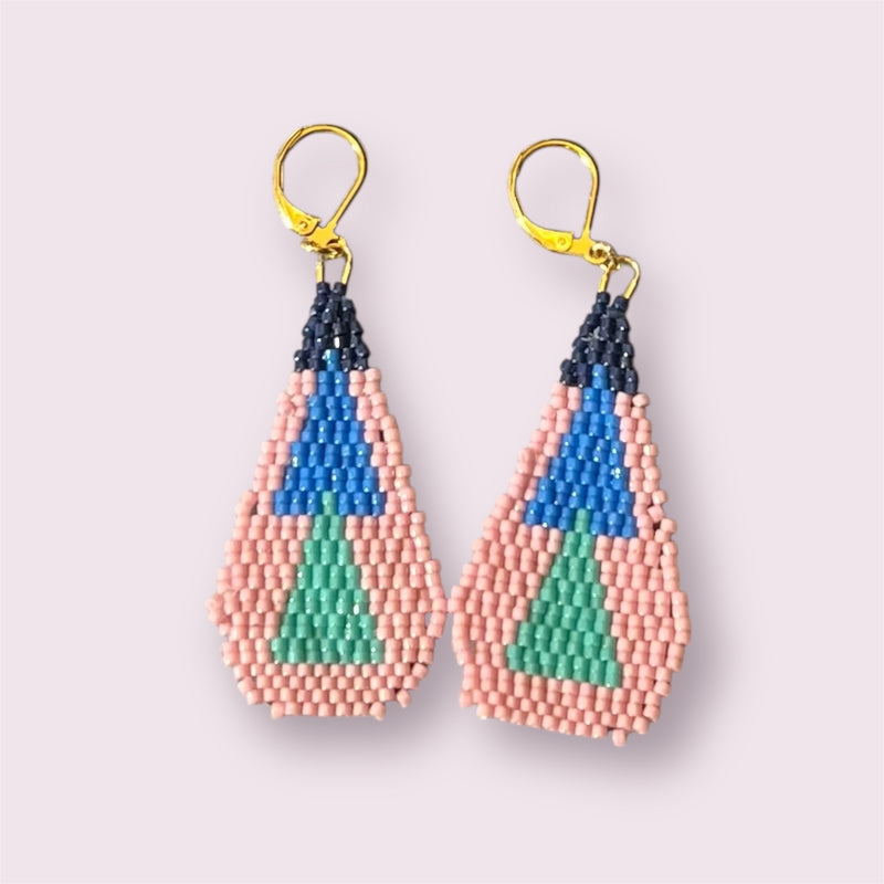 ‘Summit’ Teardrop Dangle Earrings